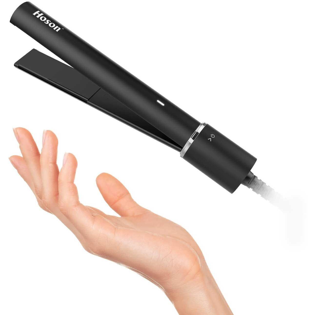Mini Flat Iron For Bangs,Ceramic Travel Hair Straightener Small, Dual Voltage Fast Heat Flat Iron For Short Hair