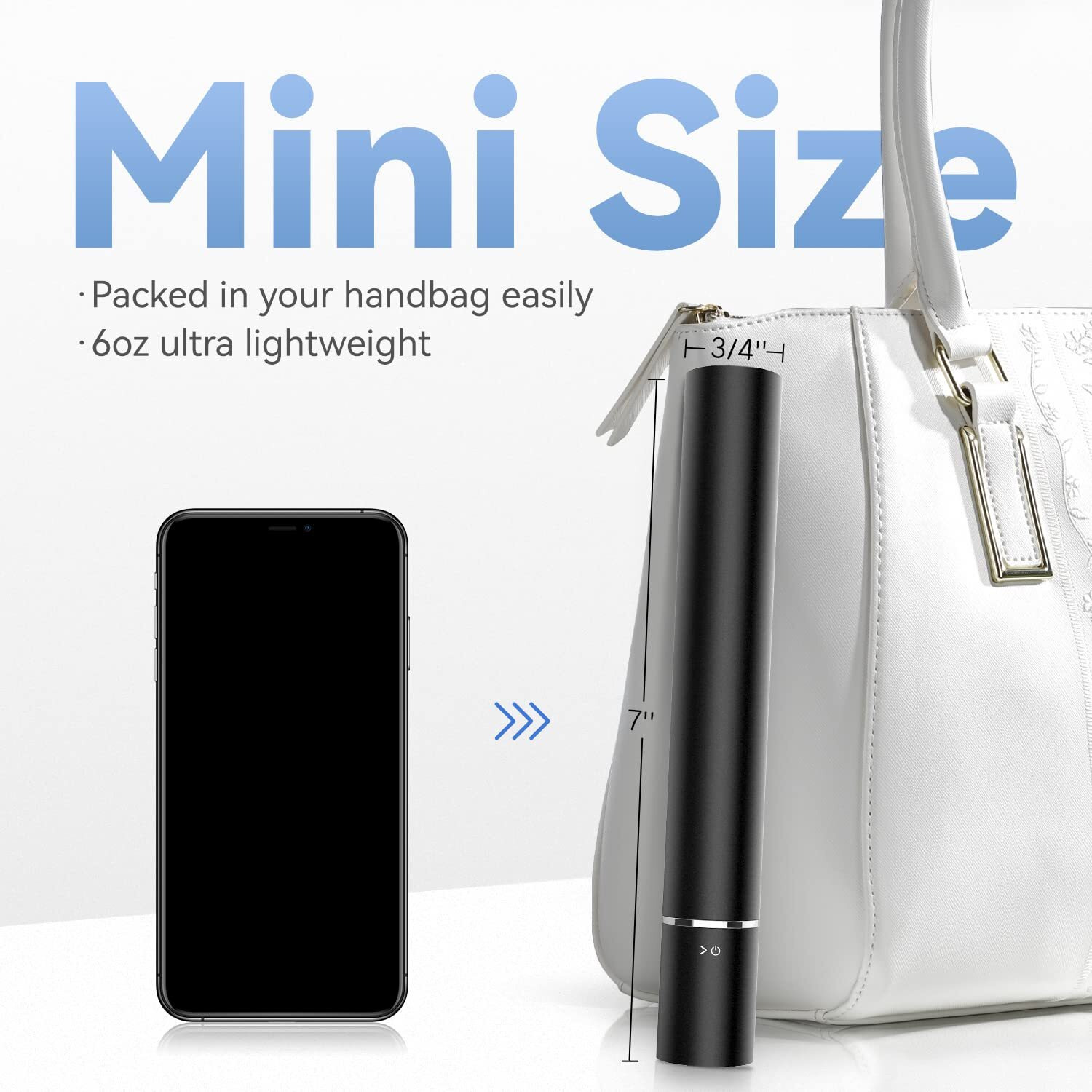 Mini Flat Iron For Bangs,Ceramic Travel Hair Straightener Small, Dual Voltage Fast Heat Flat Iron For Short Hair