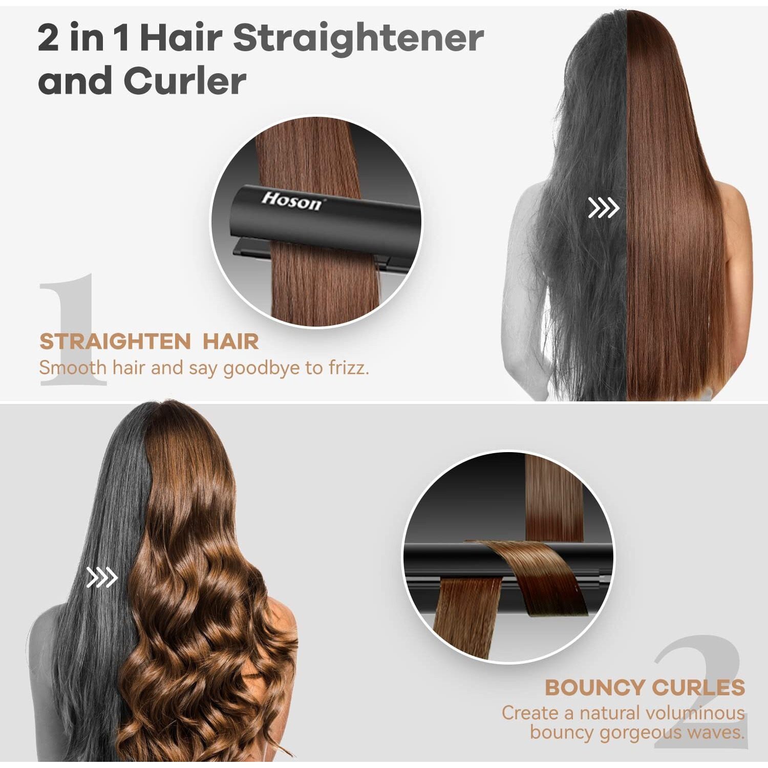 Mini Flat Iron For Bangs,Ceramic Travel Hair Straightener Small, Dual Voltage Fast Heat Flat Iron For Short Hair