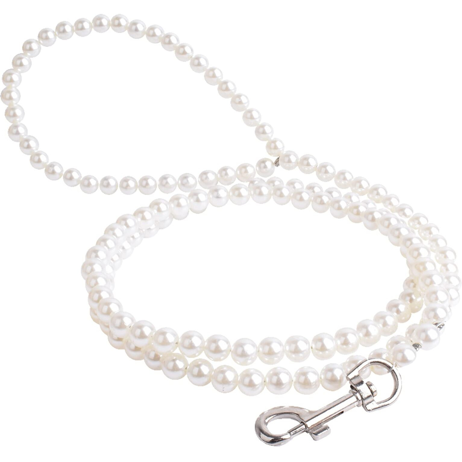 Cdycam 120Cm 4Ft Custom Pearls Beaded Pet Dog Cat Training Walking Leash Lead Leashes