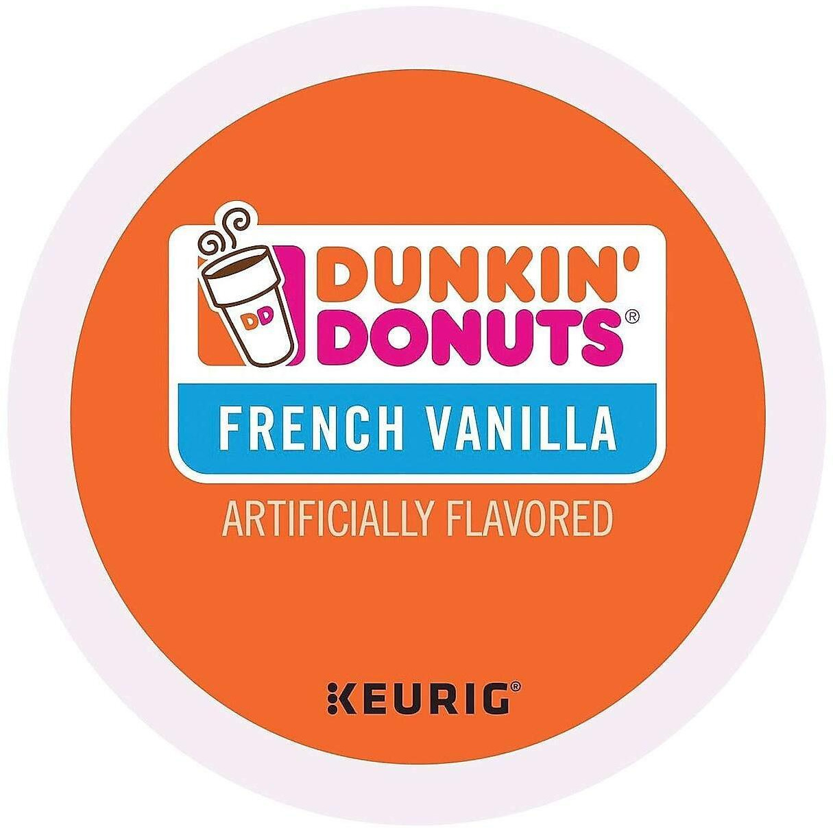 Dunkin ' Donuts 2519292 French Vanilla Coffee K-Cup Pods Medium Roast 24/Box (400847)