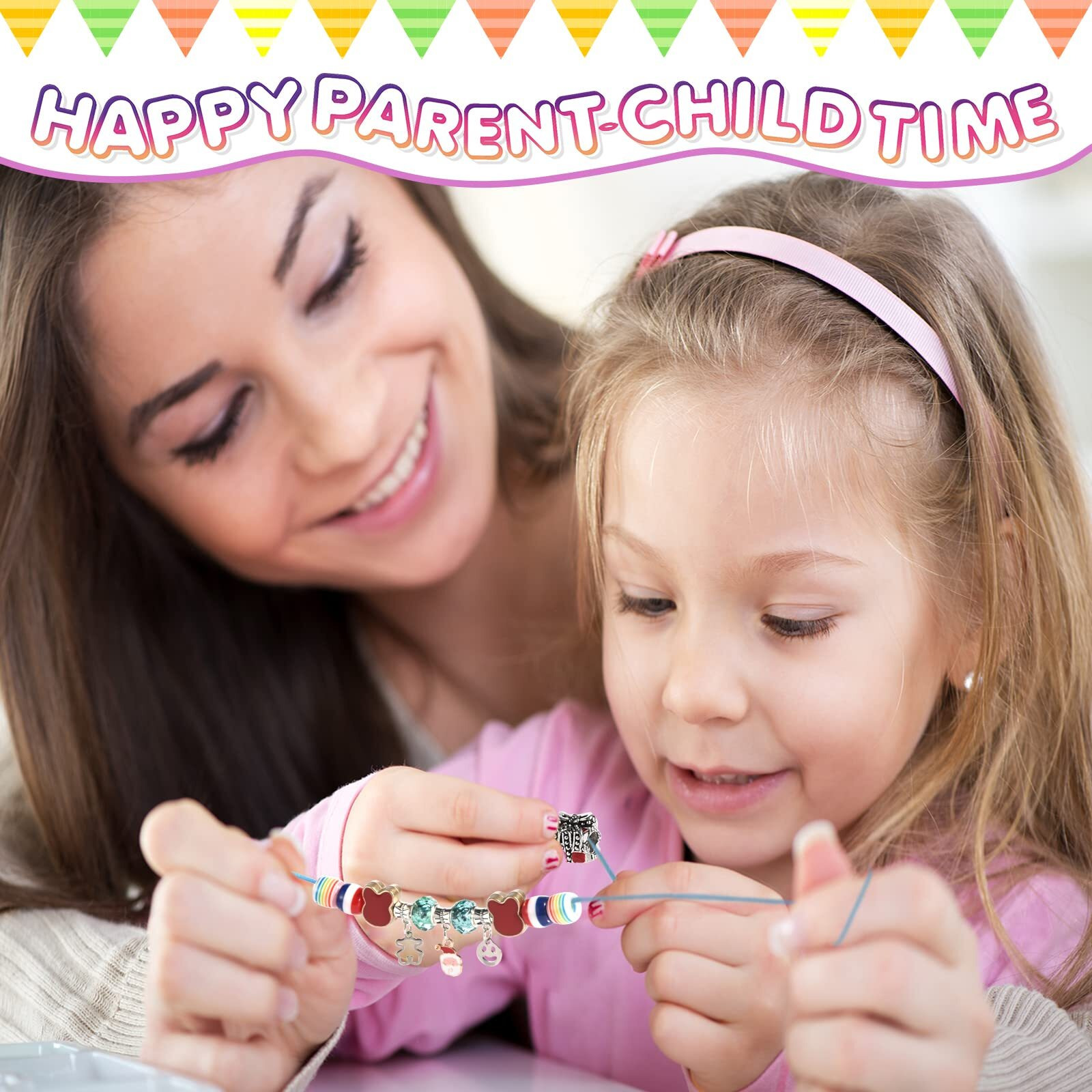 Coo&Koo Charm Bracelet Making Kit, A Unicorn Girls Toy That Inspires Creativity And Imagination, Crafts For Ages 8-12 With Jewelry Making & Art Kit Perfect Gifts, Self-Expression