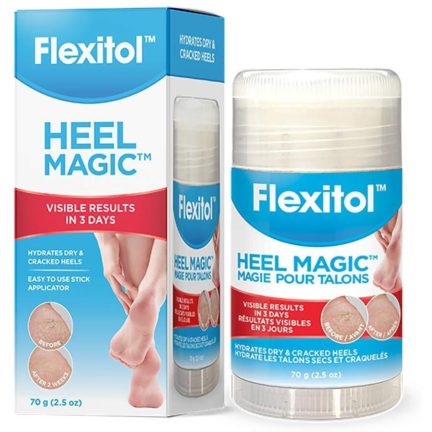Flexitol Heel Magic For Dry Skin Or Rough Heels With Shea Butter & Vitamin E, 25 Ounce