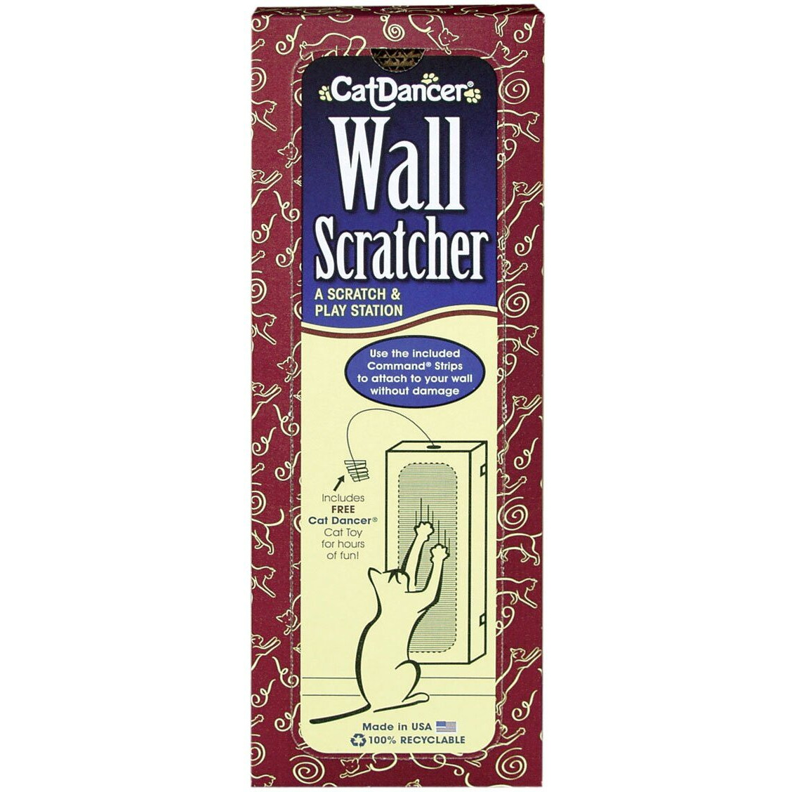 Cat Dancer Products Wall Scratcher For Cat Claws