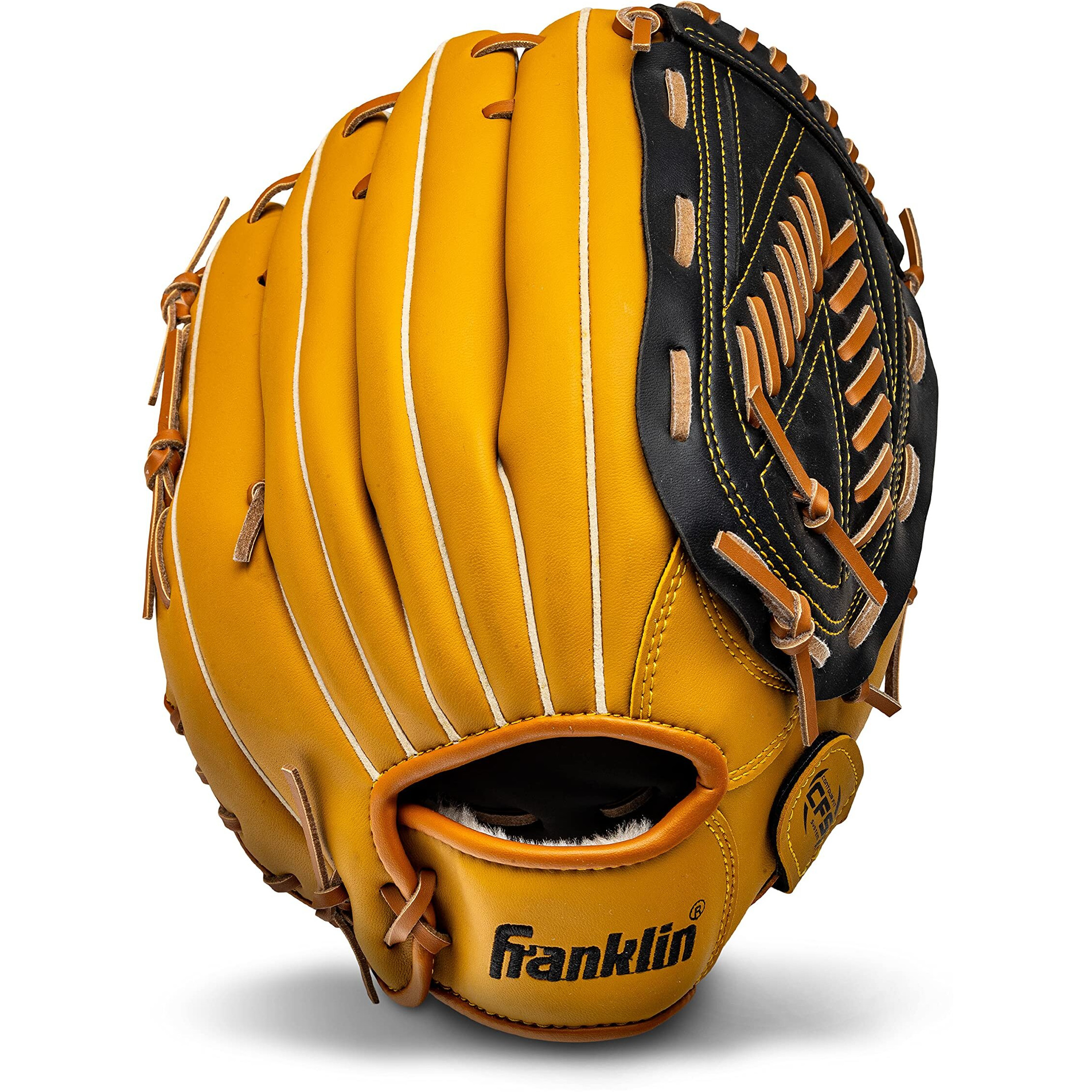 Franklin Sports Unisex Adult 13 - Modified Trapeze Web Franklin Sports Baseball And Softball Glove Fieldmaster Youth Baseball Gloves Men S Wo, Tan, 13 Us