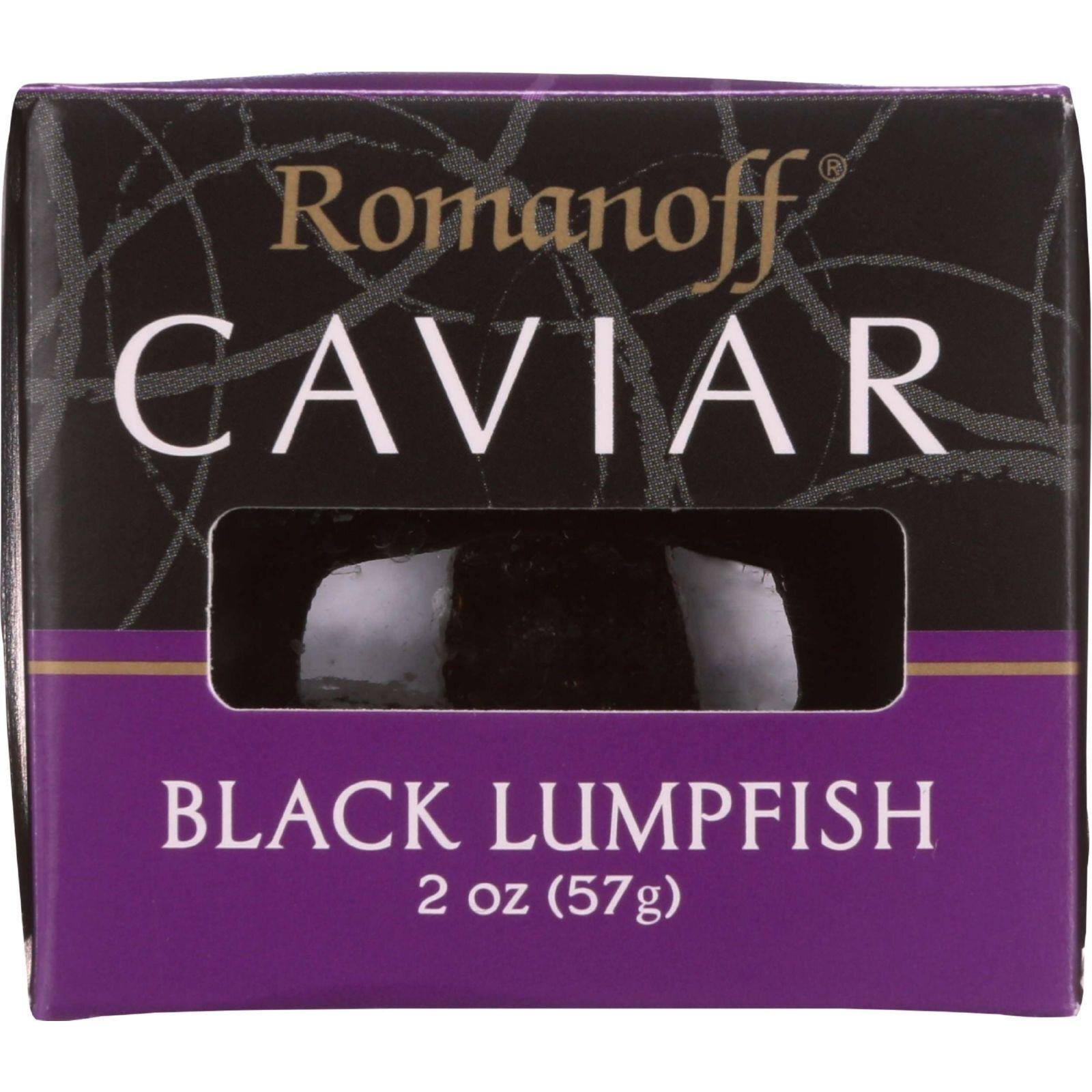Romanoff Black Lumpfish Caviar 2 Ounce -- 12 Per Case12