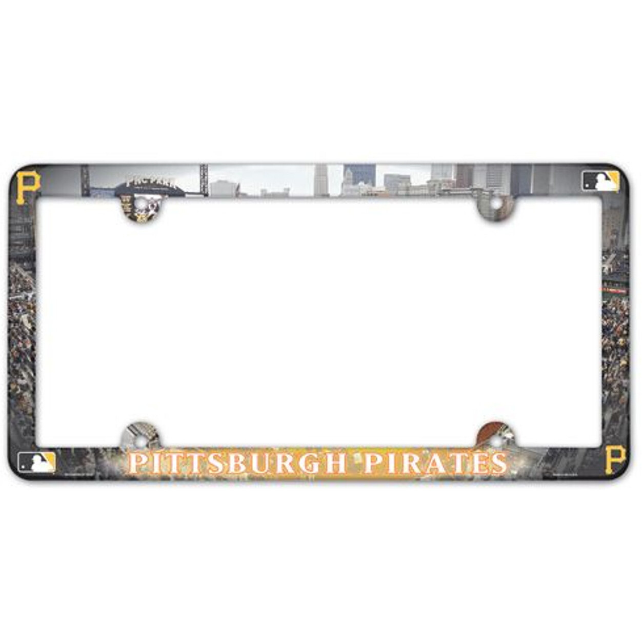 Pittsburgh Pirates License Plate Frame Plastic Full Color Style - Special Order
