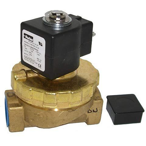 3/4 Inch Parker Brass Water Valve, 220V For Unimac Washers- F8521801-O