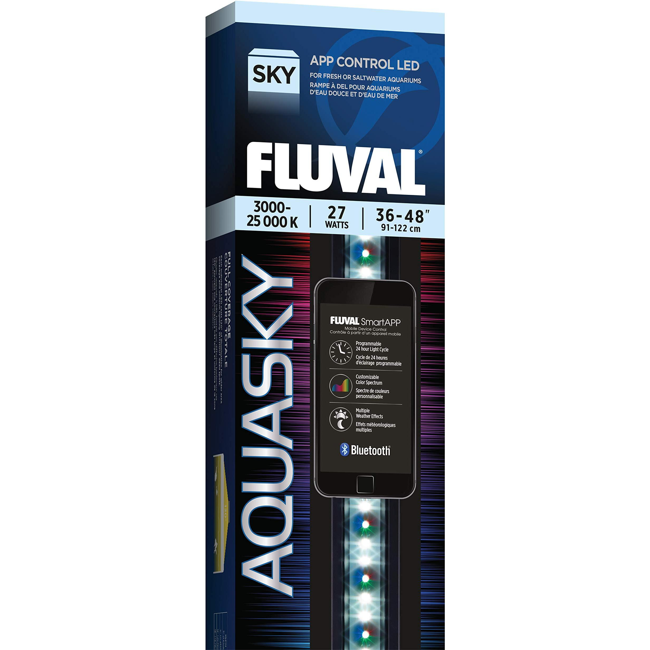Fluval Aquasky 2.0 Led Aquarium Lighting 27 Watts 36-46 Inches