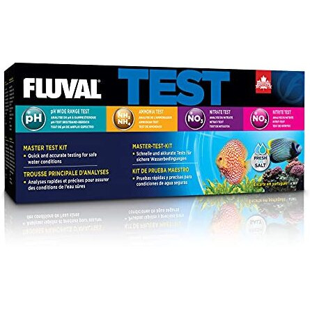 Fluval Master Test Kit For Aquarium Water Freshwater & Saltwater Fish Tank Test