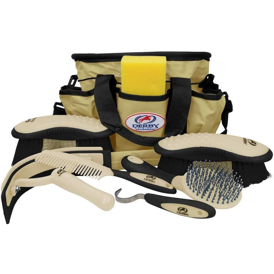 Derby Originals Premium Ringside 8 Item Horse Grooming Kits - Available In Eight Colors