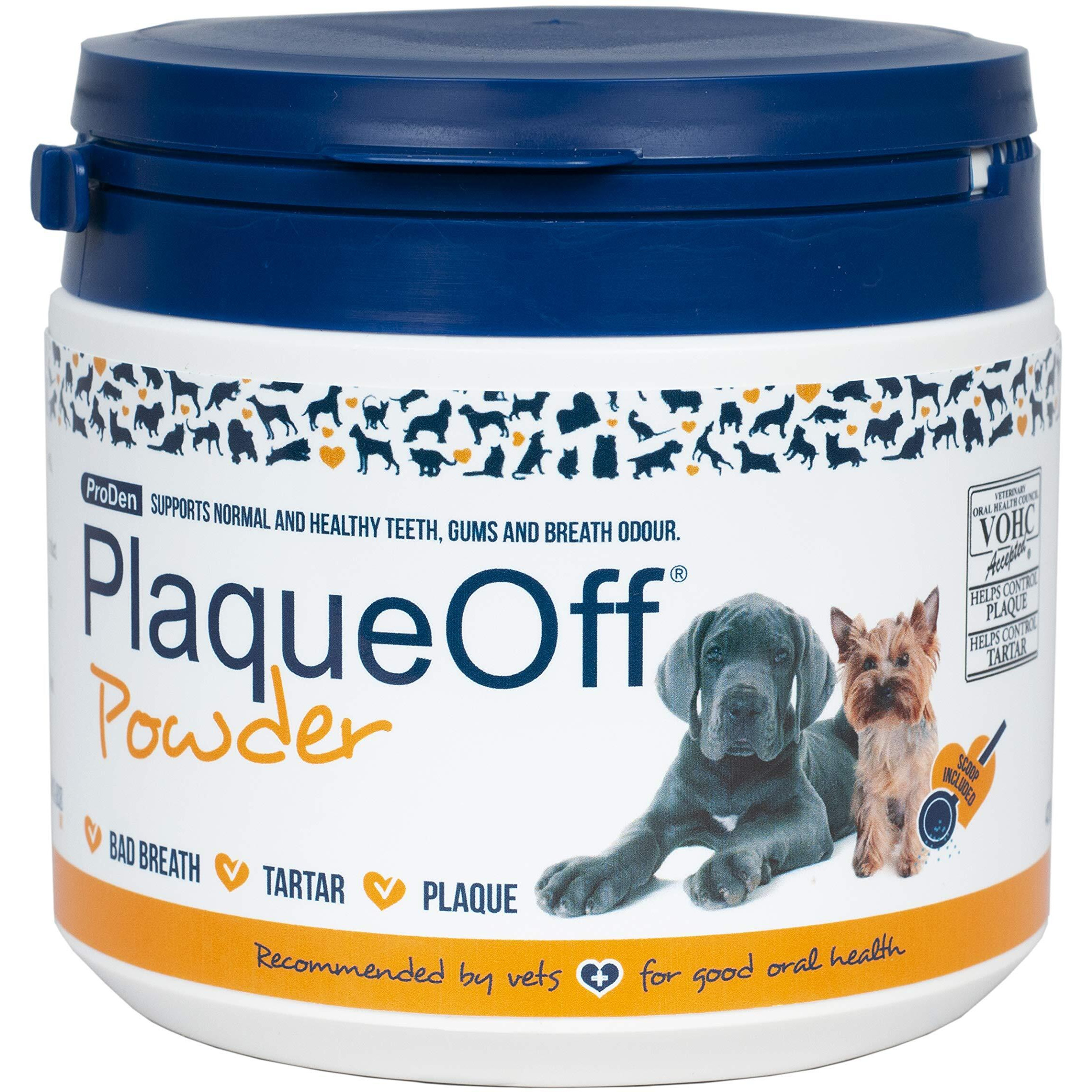 Proden Plaqueoff Powder - Supports Normal, Healthy Teeth, Gums, And Breath Odor In Pets - 420 G