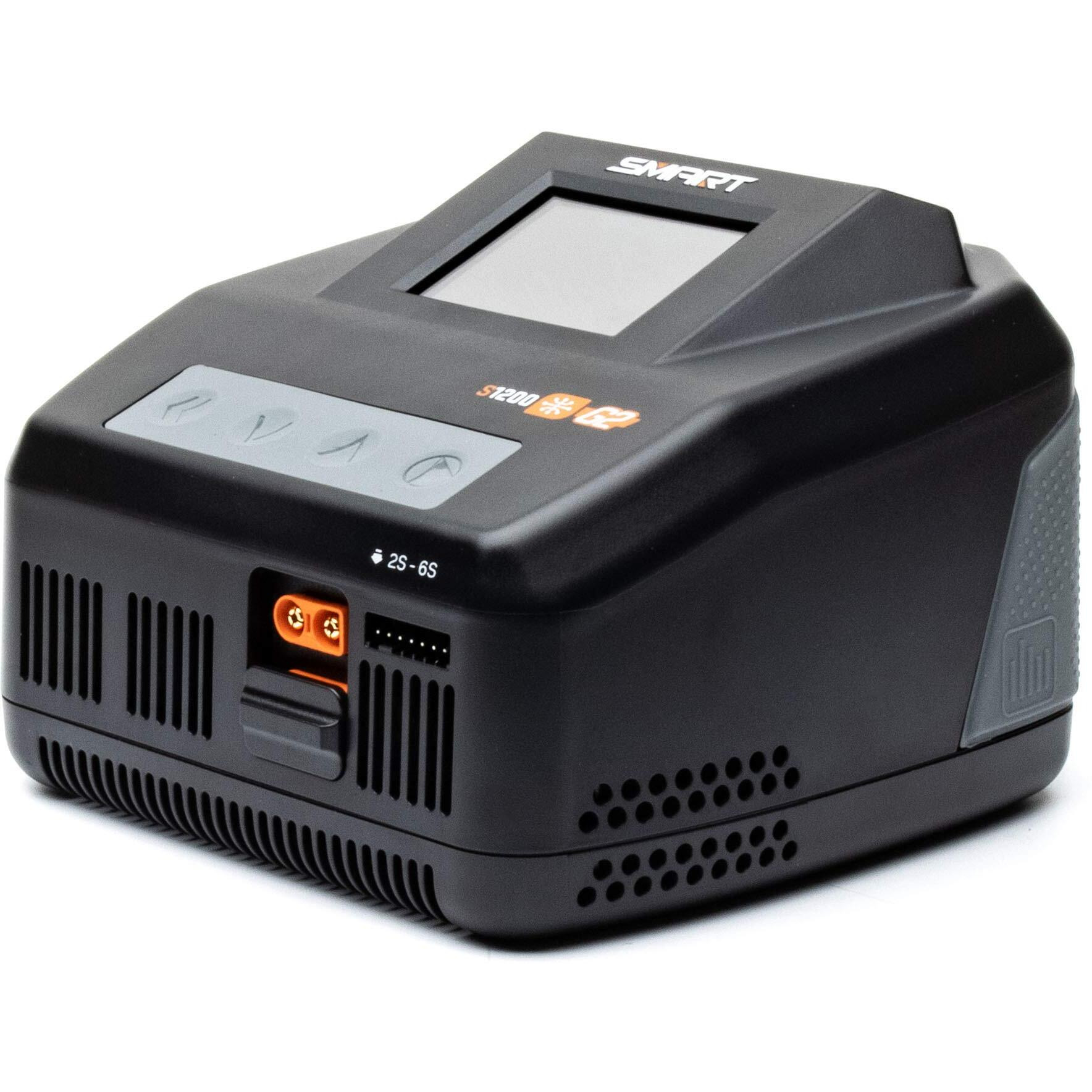 Spektrum S1200 G2 Ac 1X200W Smart Charger, Spmxc2020, Black