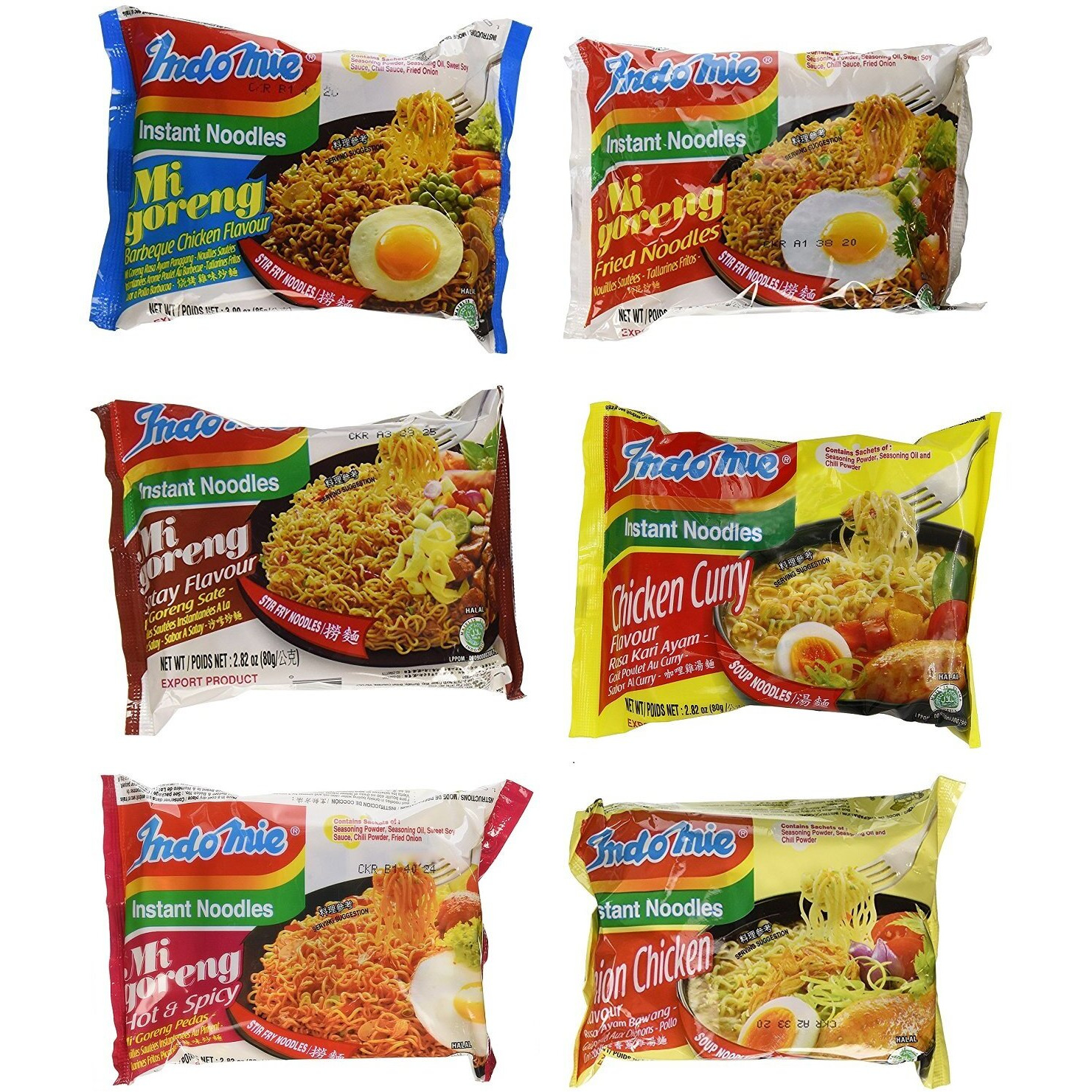 Indomie Variety Case (30 Bags) 1.0 Count