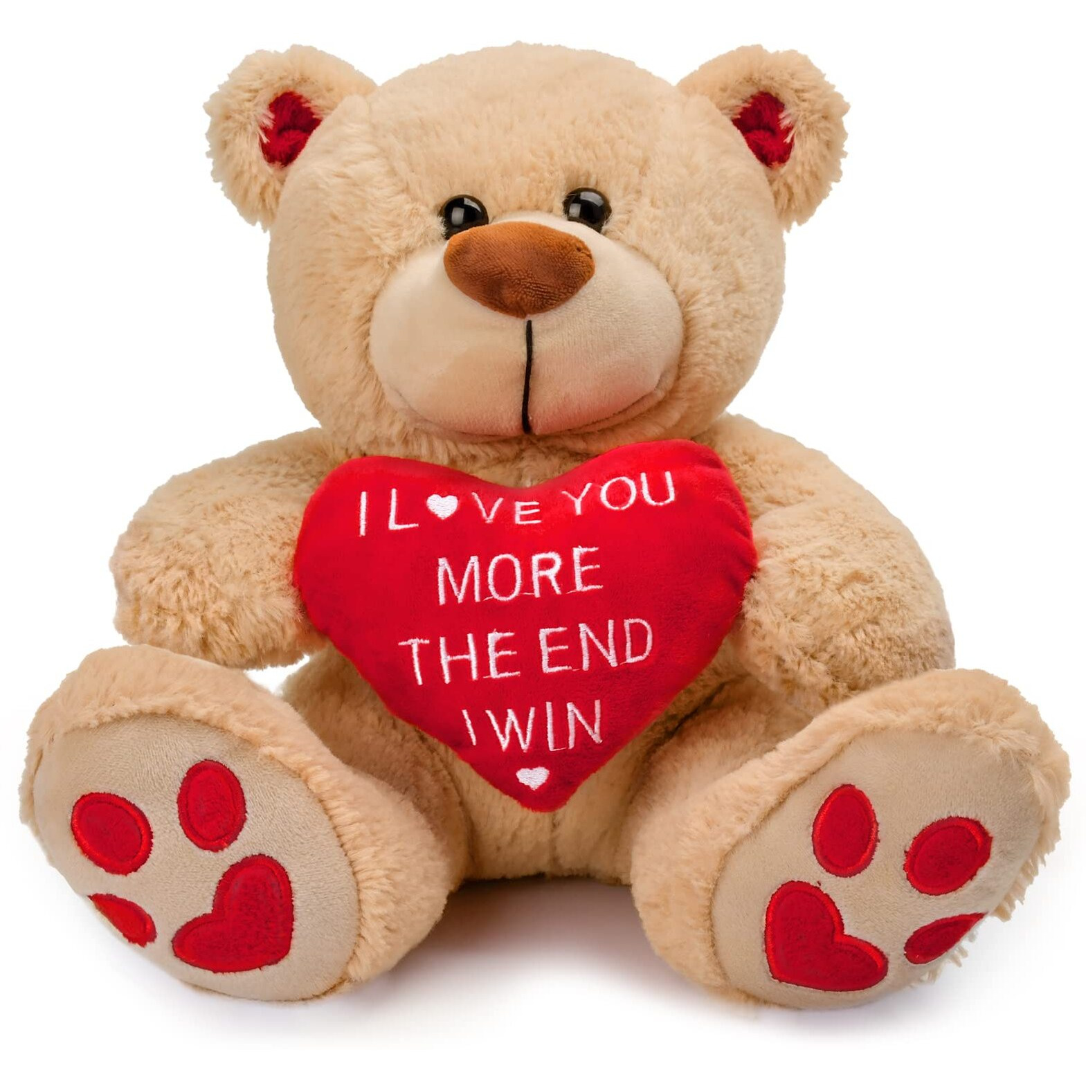 Casetank Valentines Day Gifts For Her Girlfriend Wife Mom Fianc   E Kids,Valentines Gifts For Women,Valentine's Day Teddy Bear - 10 Inches,Funny Cute Stuffed Animal Plush Present For Birthday