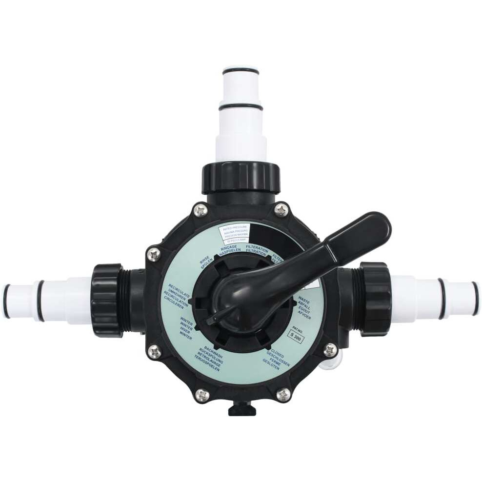 Vidaxl Multiport Valve For Sand Filter Abs 1.5"" 6-Way