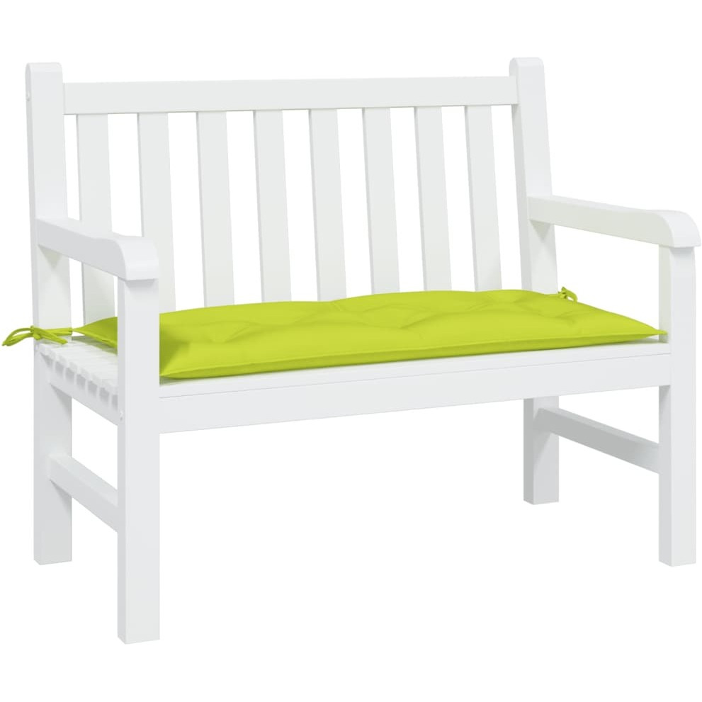Vidaxl Garden Bench Cushion Bright Green 43.3"&quotX19.6"&quotX2.7"" Fabric