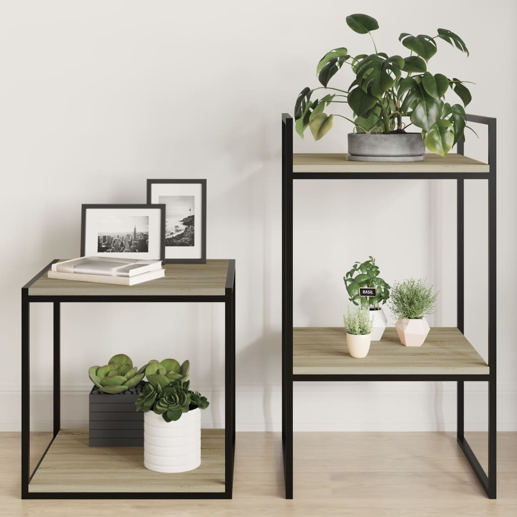 Vidaxl Bookshelf Boards 4 Pcs Sonoma Oak 15.7"&quotX15.7"&quotX0.6"" Engineered Wood