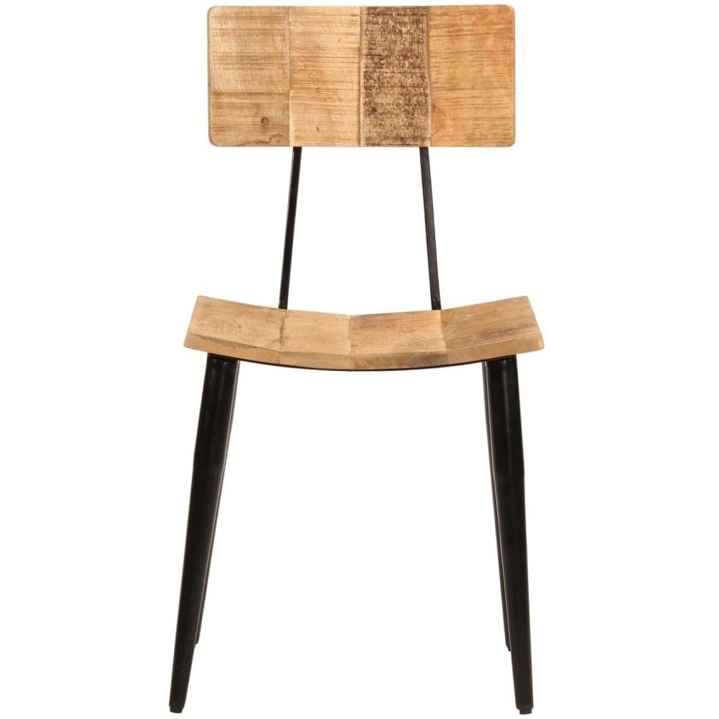 Vidaxl Dining Chairs 2 Pcs 17.3"&quotX15.7"&quotX31.5"" Solid Wood Mango