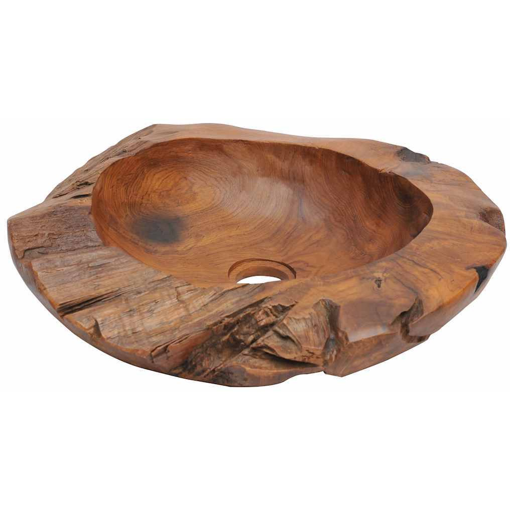 Vidaxl Basin Solid Teak 17.7""