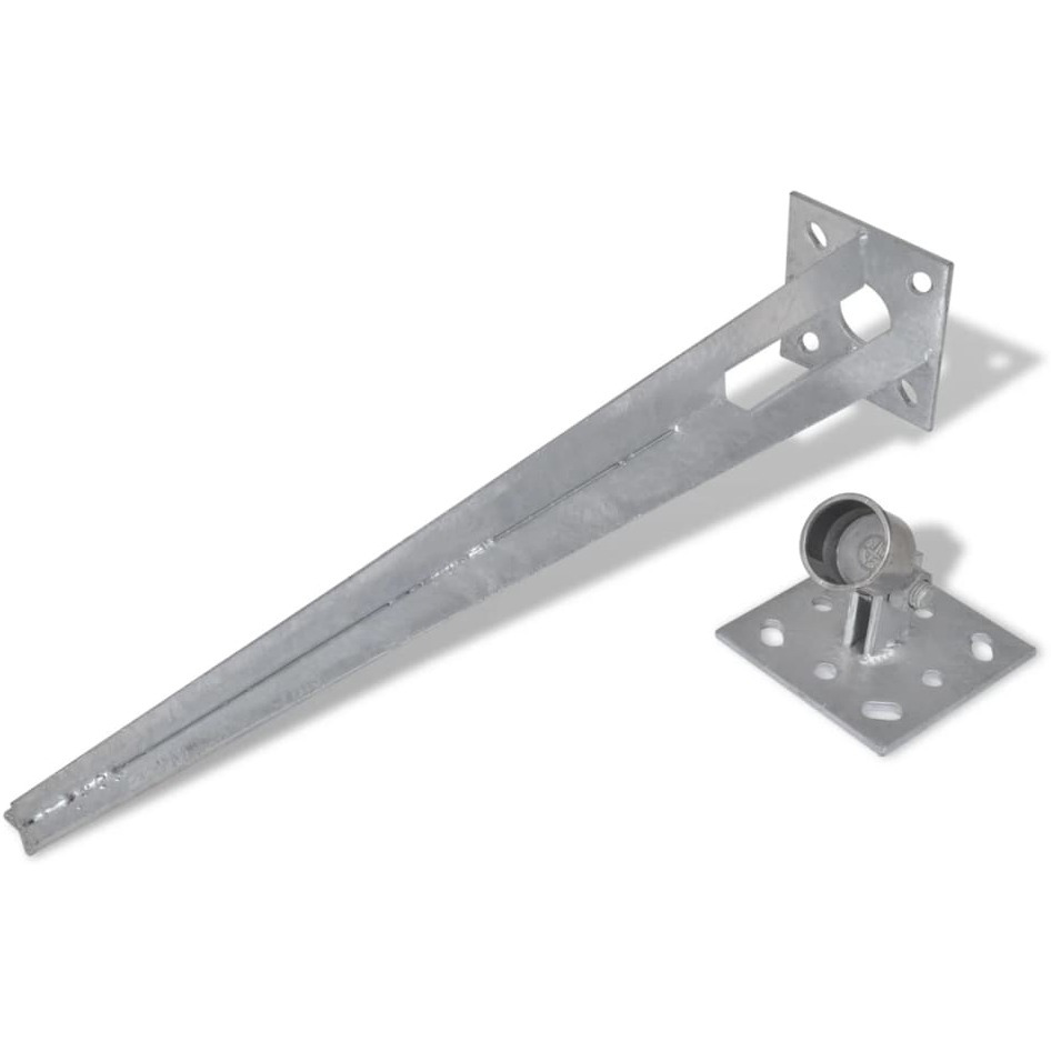 Vidaxl Strive Post Spikes 2 Pcs Steel