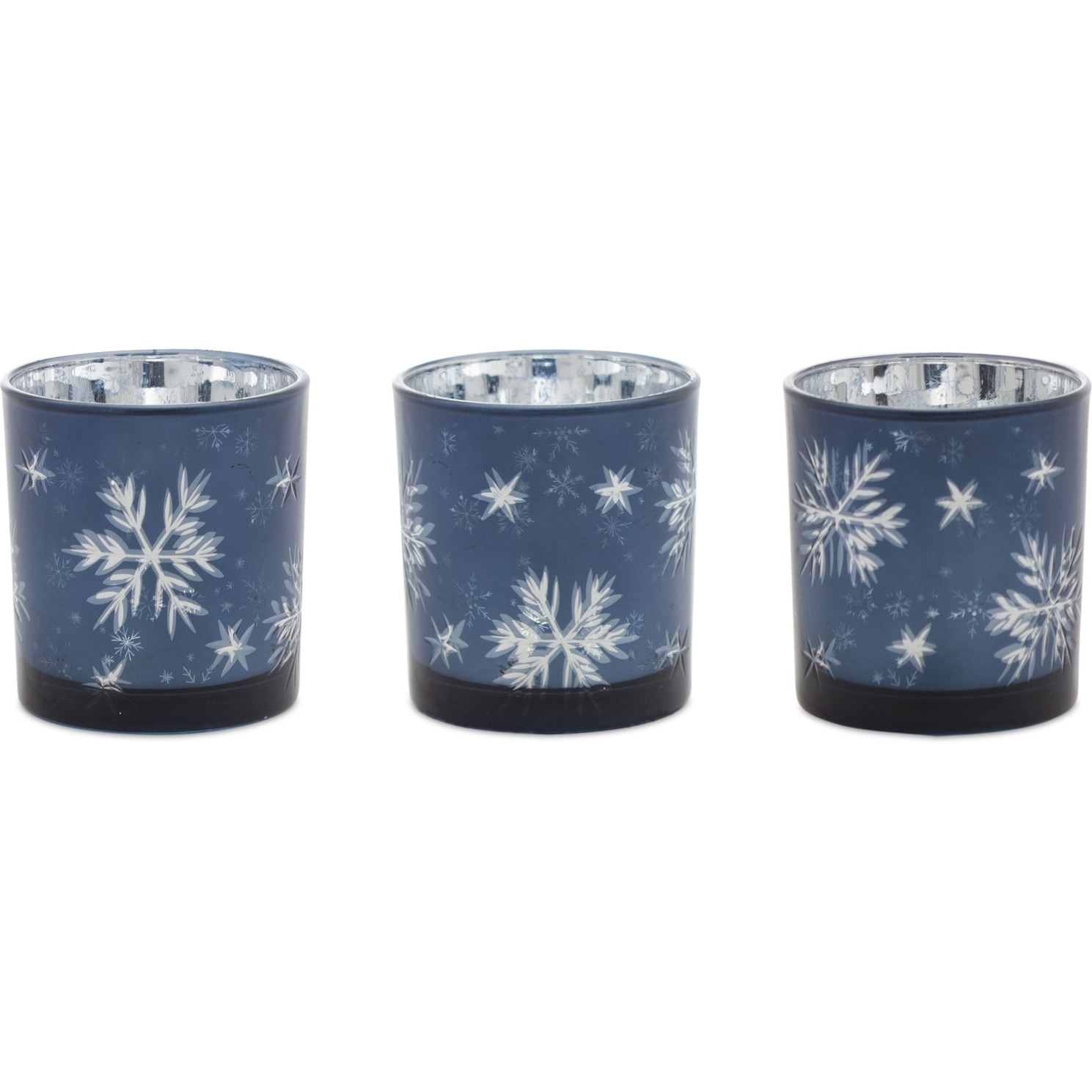 Snowflake Votive Holder (Set Of 3)