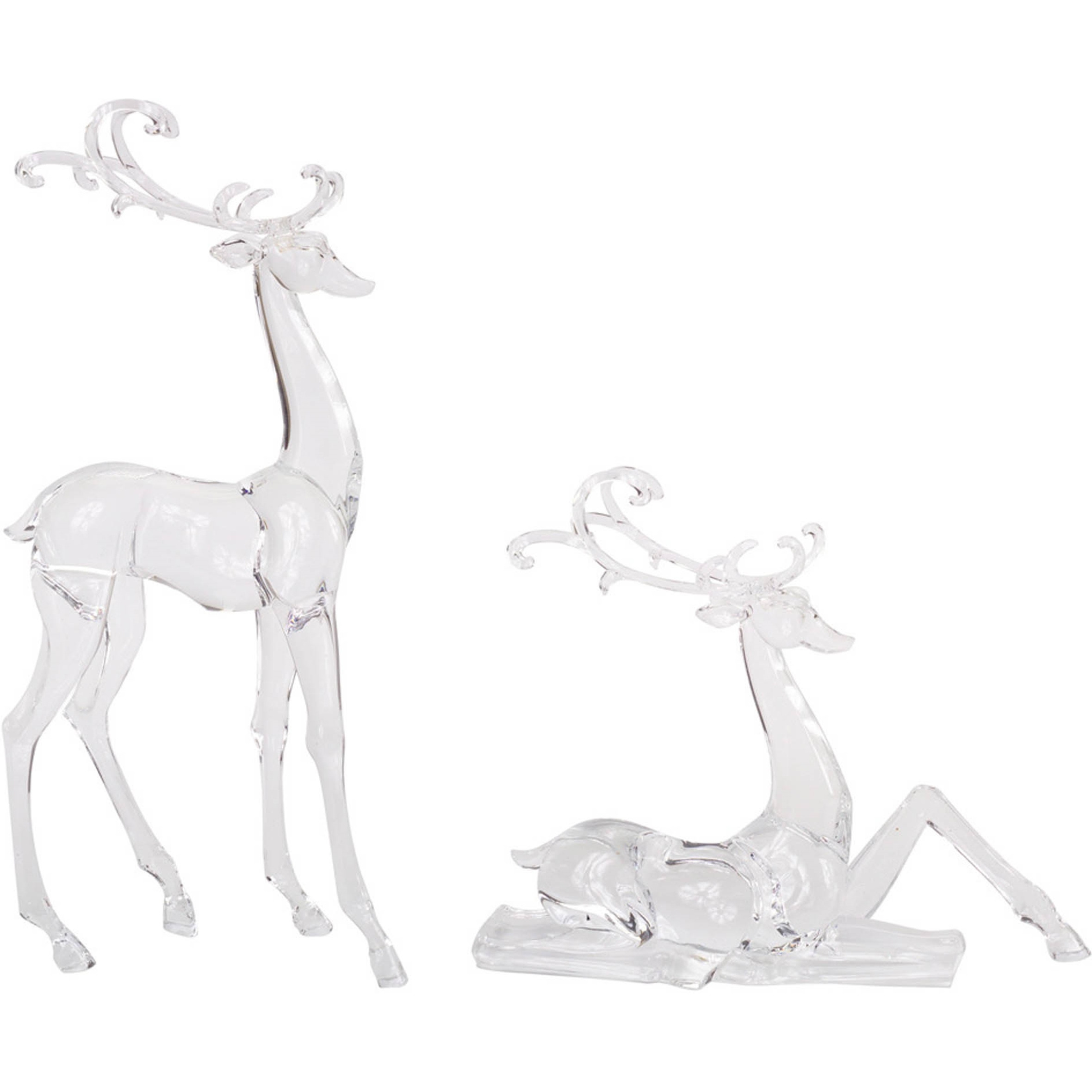 Deer Figurines (Set Of 2)