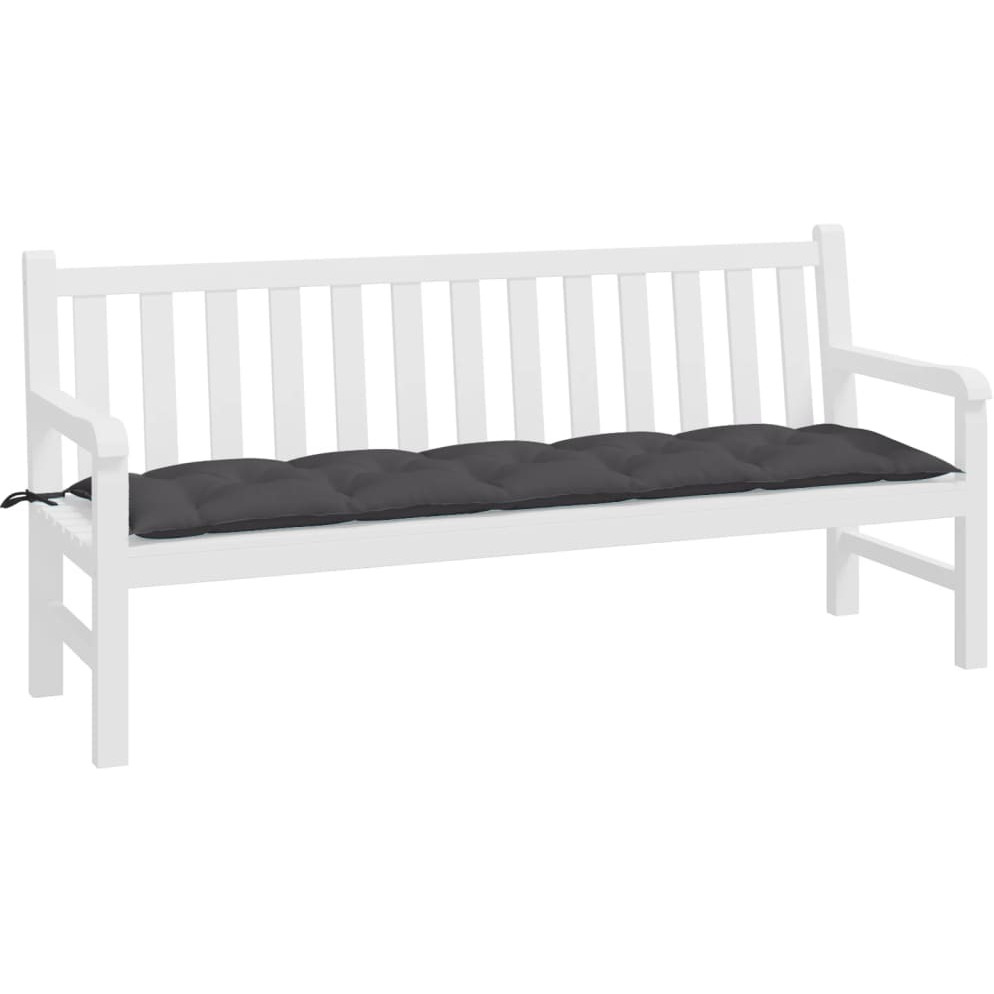 Vidaxl Garden Bench Cushion Anthracite 70.9"&quotX19.7"&quotX2.8"" Fabric