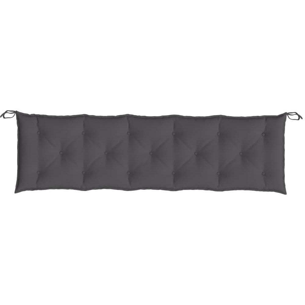Vidaxl Garden Bench Cushion Anthracite 70.9"&quotX19.7"&quotX2.8"" Fabric