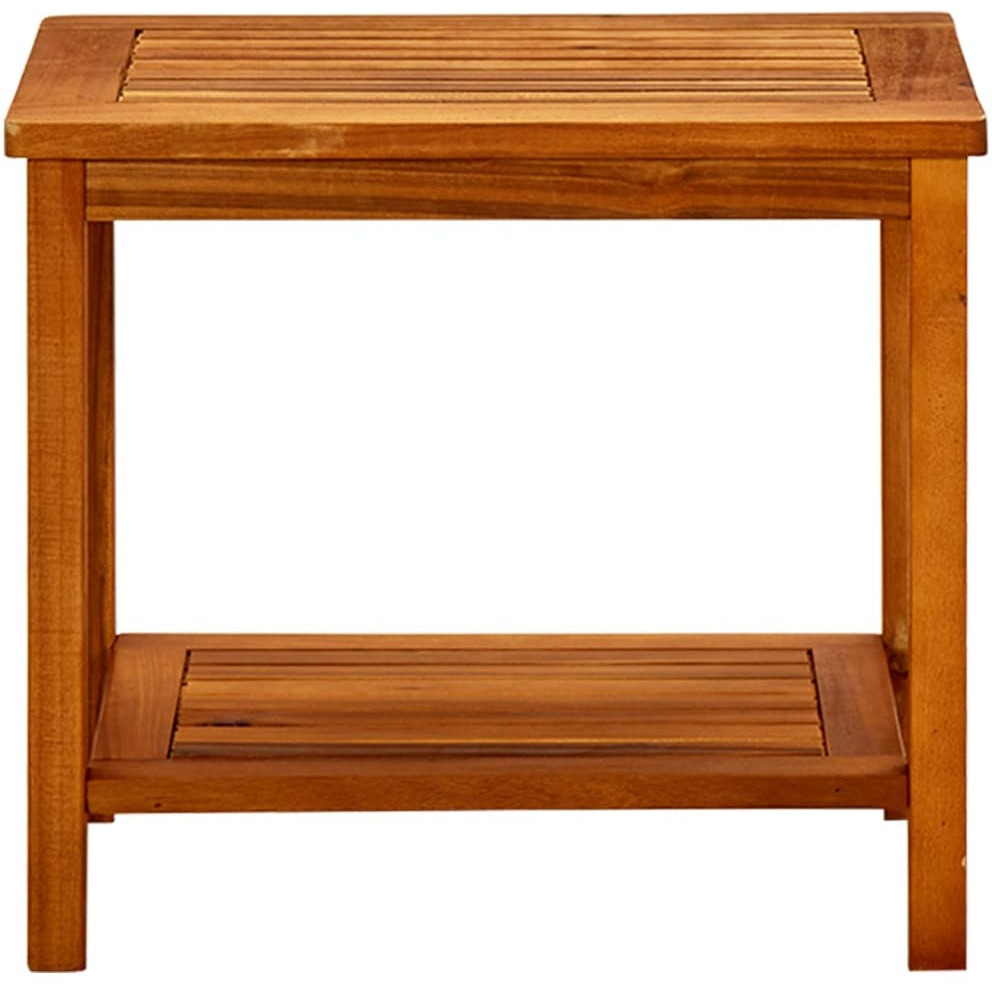 Vidaxl Coffee Table 19.7"&quotX13.8"&quotX17.7"" Solid Acacia Wood