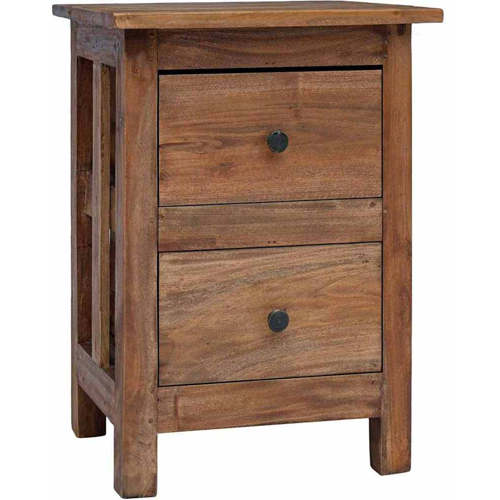 Vidaxl Nightstand Solid Reclaimed Wood 15.7"&quotX11.8"&quotX20.1""