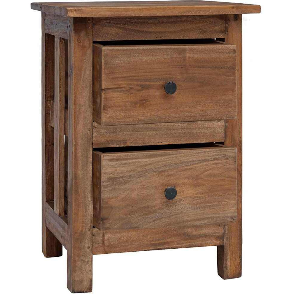 Vidaxl Nightstand Solid Reclaimed Wood 15.7"&quotX11.8"&quotX20.1""