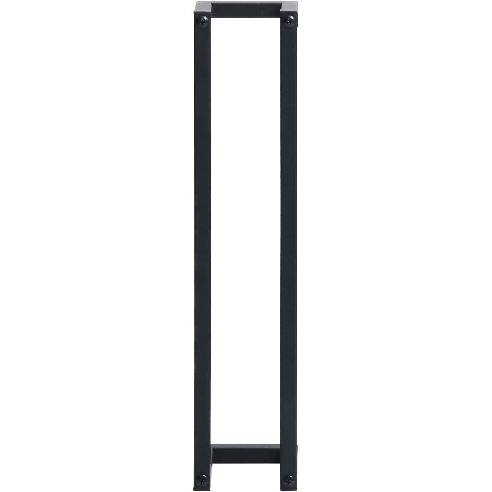 Vidaxl Towel Rack Black 5"&quotX5"&quotX23.6"" Iron