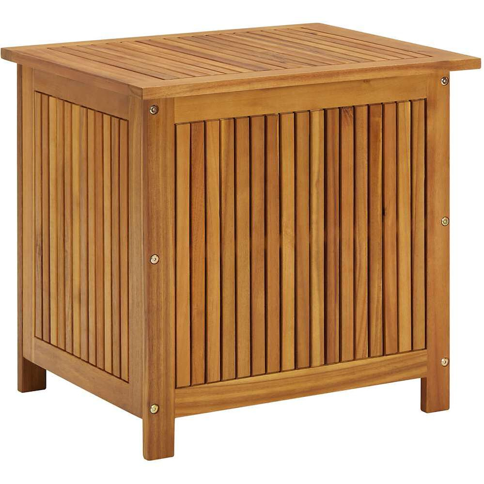 Vidaxl Patio Storage Box 23.6"&quotX19.7"&quotX22.8"" Solid Acacia Wood