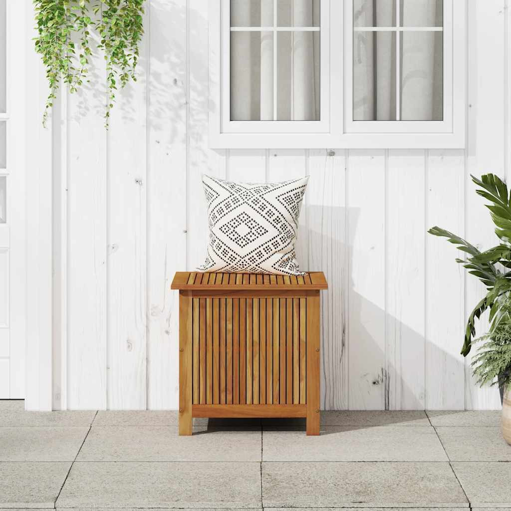 Vidaxl Patio Storage Box 23.6"&quotX19.7"&quotX22.8"" Solid Acacia Wood