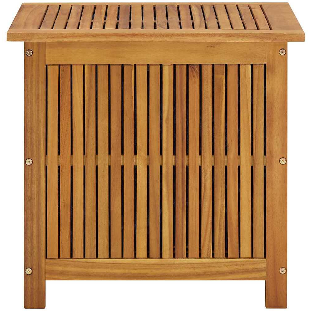 Vidaxl Patio Storage Box 23.6"&quotX19.7"&quotX22.8"" Solid Acacia Wood