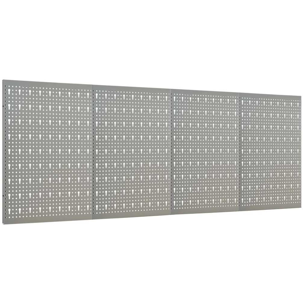 Vidaxl Wall-Mounted Peg Boards 4 Pcs 15.7"&quotX22.8"" Steel