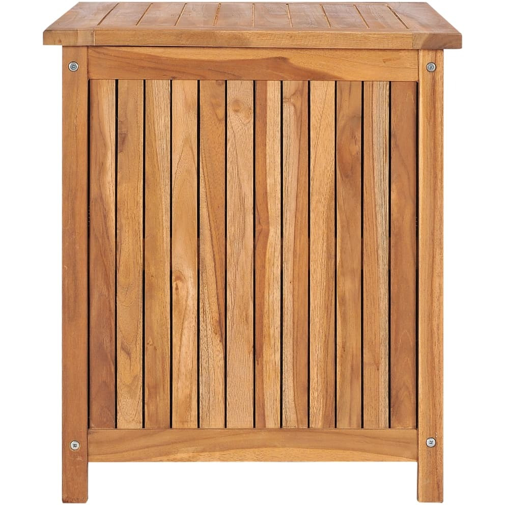 Vidaxl Patio Storage Box 23.6"&quotX19.7"&quotX22.8"" Solid Teak Wood