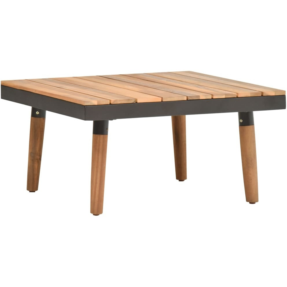Vidaxl 4 Piece Patio Lounge Set With Cushions Solid Acacia Wood