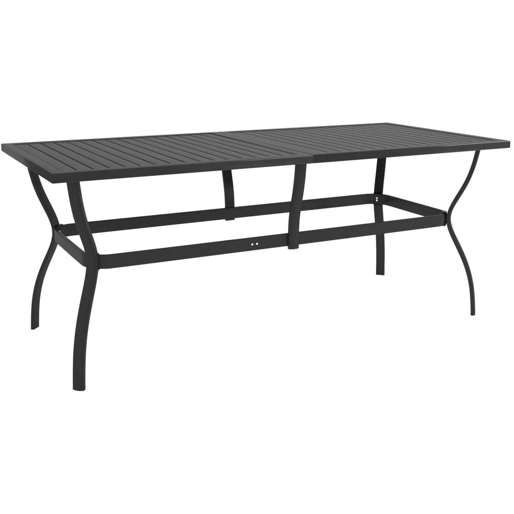 Vidaxl 7 Piece Patio Dining Set Textilene And Steel