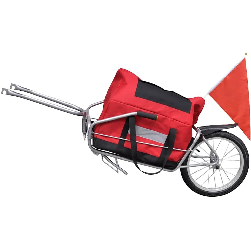 Bicycle Cargo Trailer One-Wheel With Storage Bag