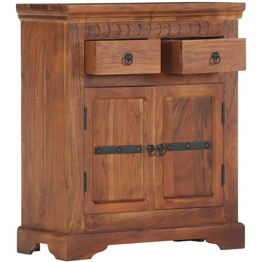 Vidaxl Sideboard 24.8"&quotX11.8"&quotX29.5"" Solid Acacia Wood