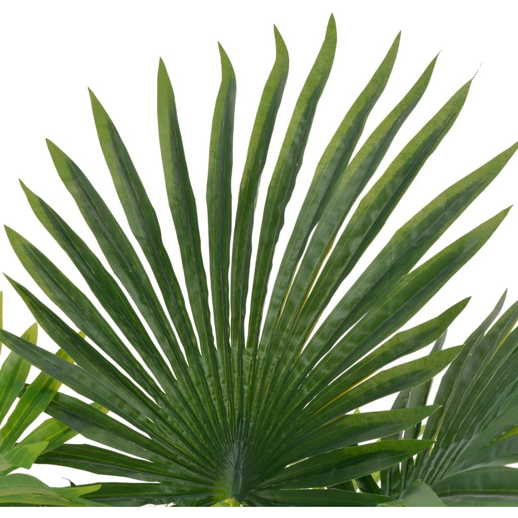 Vidaxl Artificial Plant Palm With Pot Green 27.6""