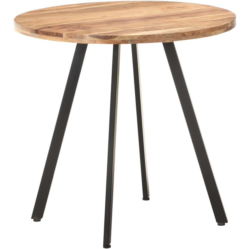 Vidaxl Dining Table 31.5"" Solid Acacia Wood