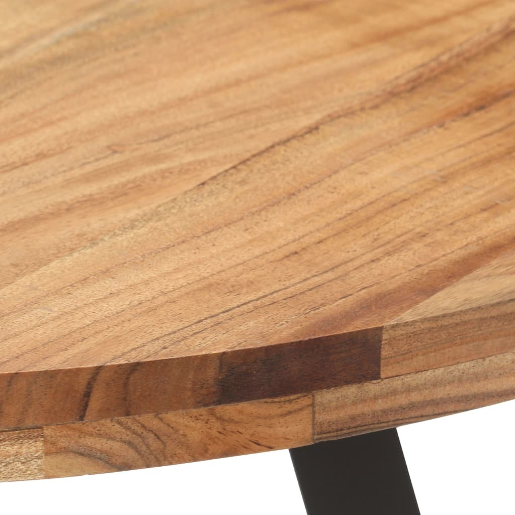 Vidaxl Dining Table 31.5"" Solid Acacia Wood