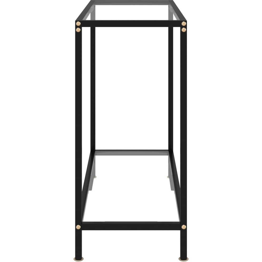 Vidaxl Console Table Transparent 31.5&quot&quotX13.8&quot&quotX29.5&quot&quot Tempered Glass