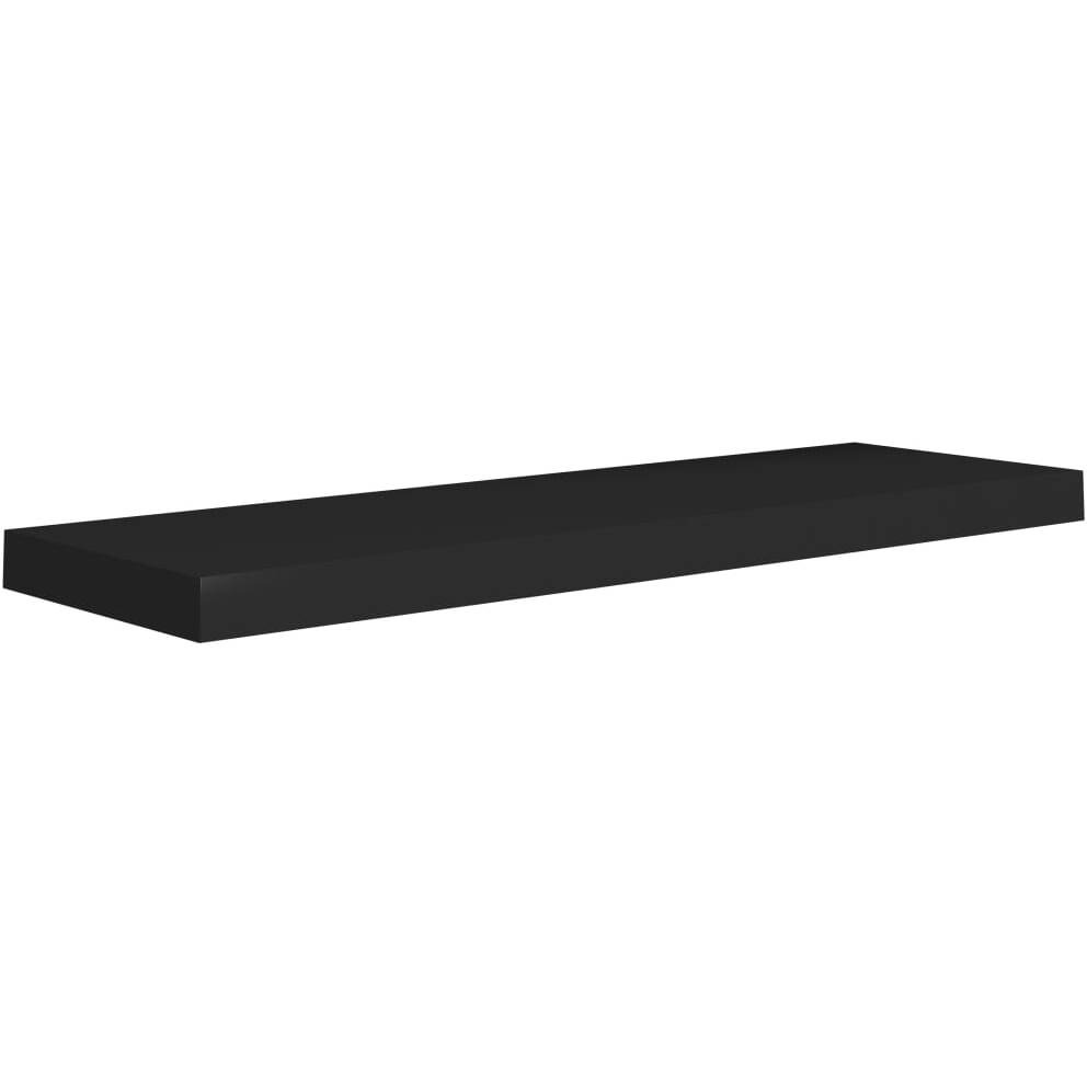 Vidaxl Floating Wall Shelves 2 Pcs Black 31.5"&quotX9.3"&quotX1.5"" Mdf