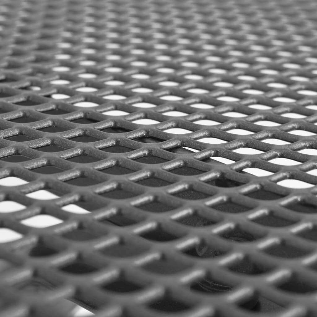 Vidaxl Patio Table 35.4"&quotX35.4"&quotX28.3"" Steel Mesh