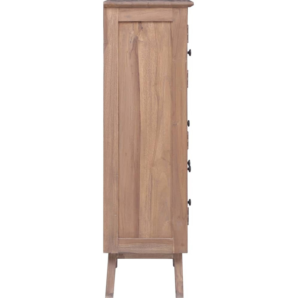 Vidaxl Highboard 23.6"&quotX11.8"&quotX39.4"" Solid Teak Wood