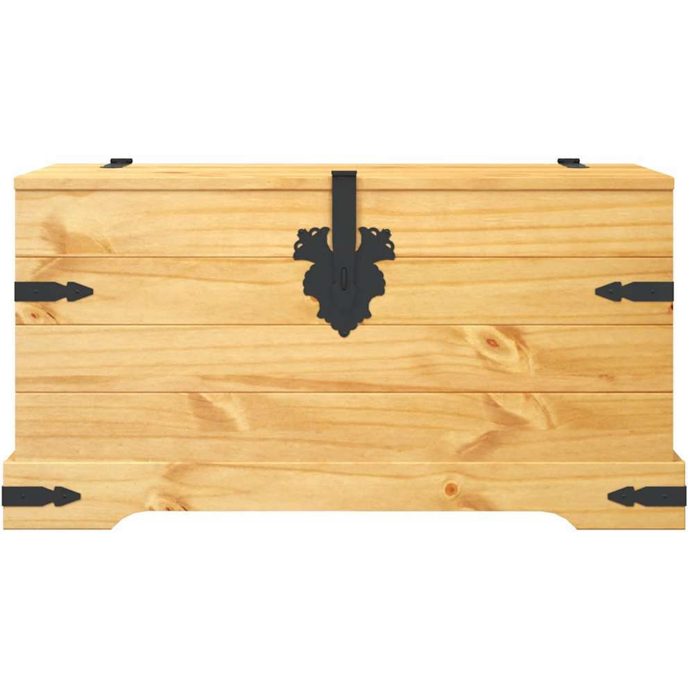 Vidaxl Storage Chest Mexican Pine Corona Range 35.8"&quotX19.5"&quotX18.5""